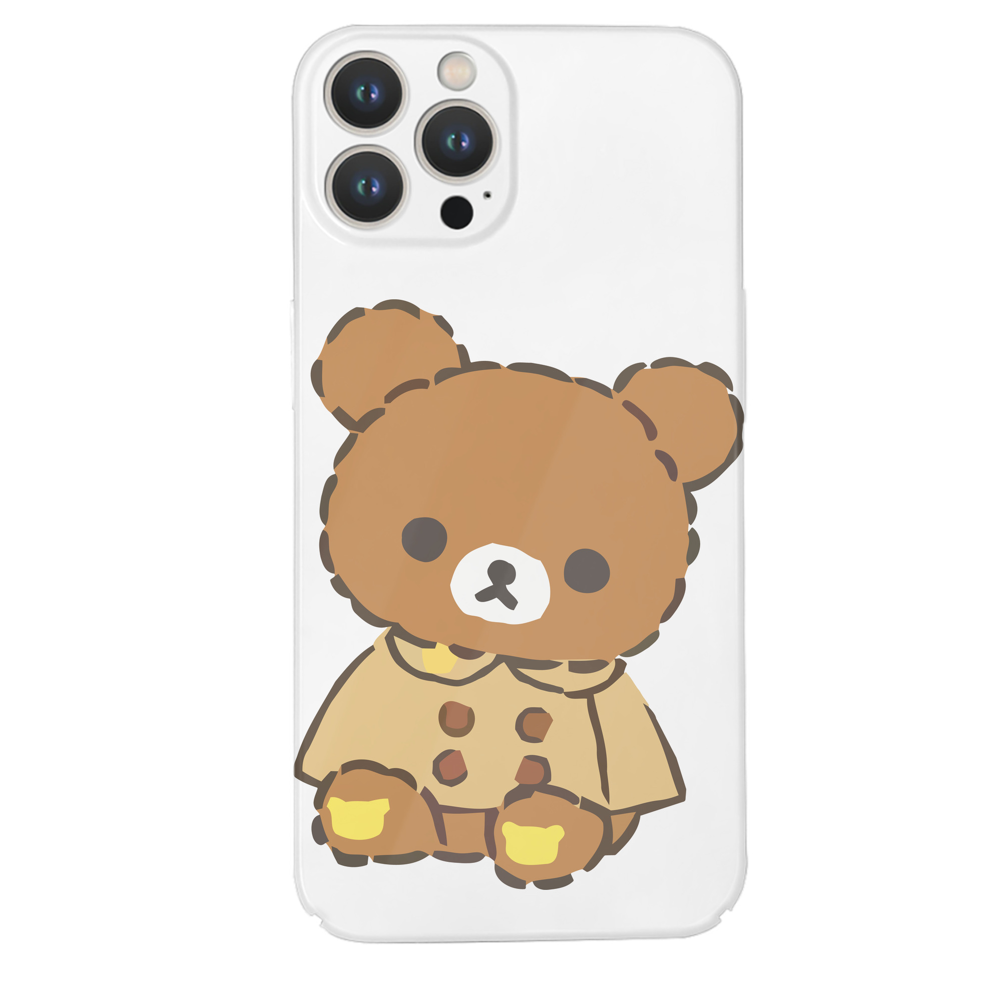 （画像用） リラックマ リラックマ キイロイトリ Rilakkuma Korilakkuma Kiiroitori 【iPhone 14シリーズ対応】ハードケース